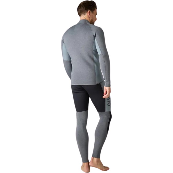 2025 Musto Herre Champ Langærmet 2mm Neopren Top 82415 - Dark Grey /Marle